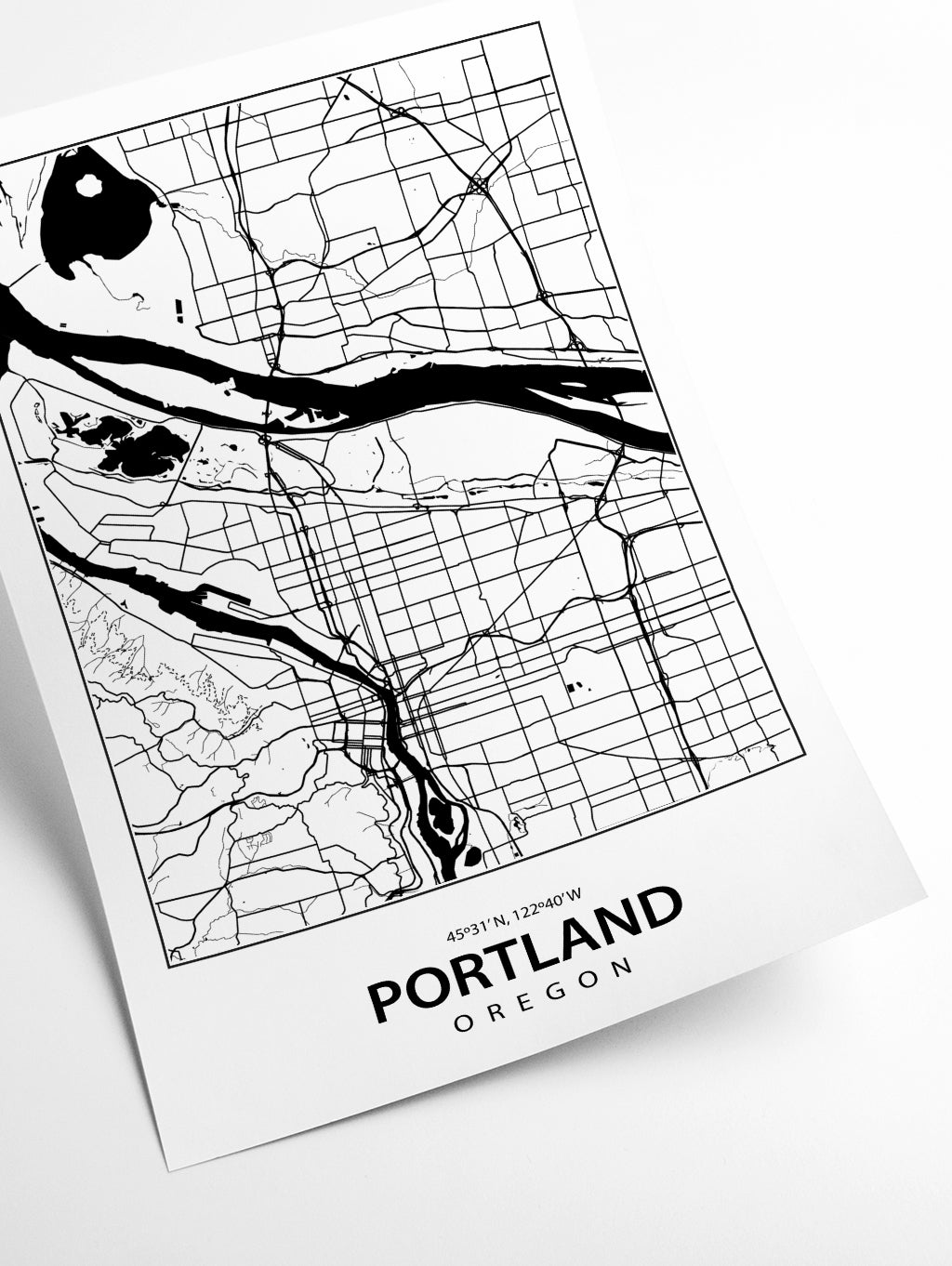 Map of Portland