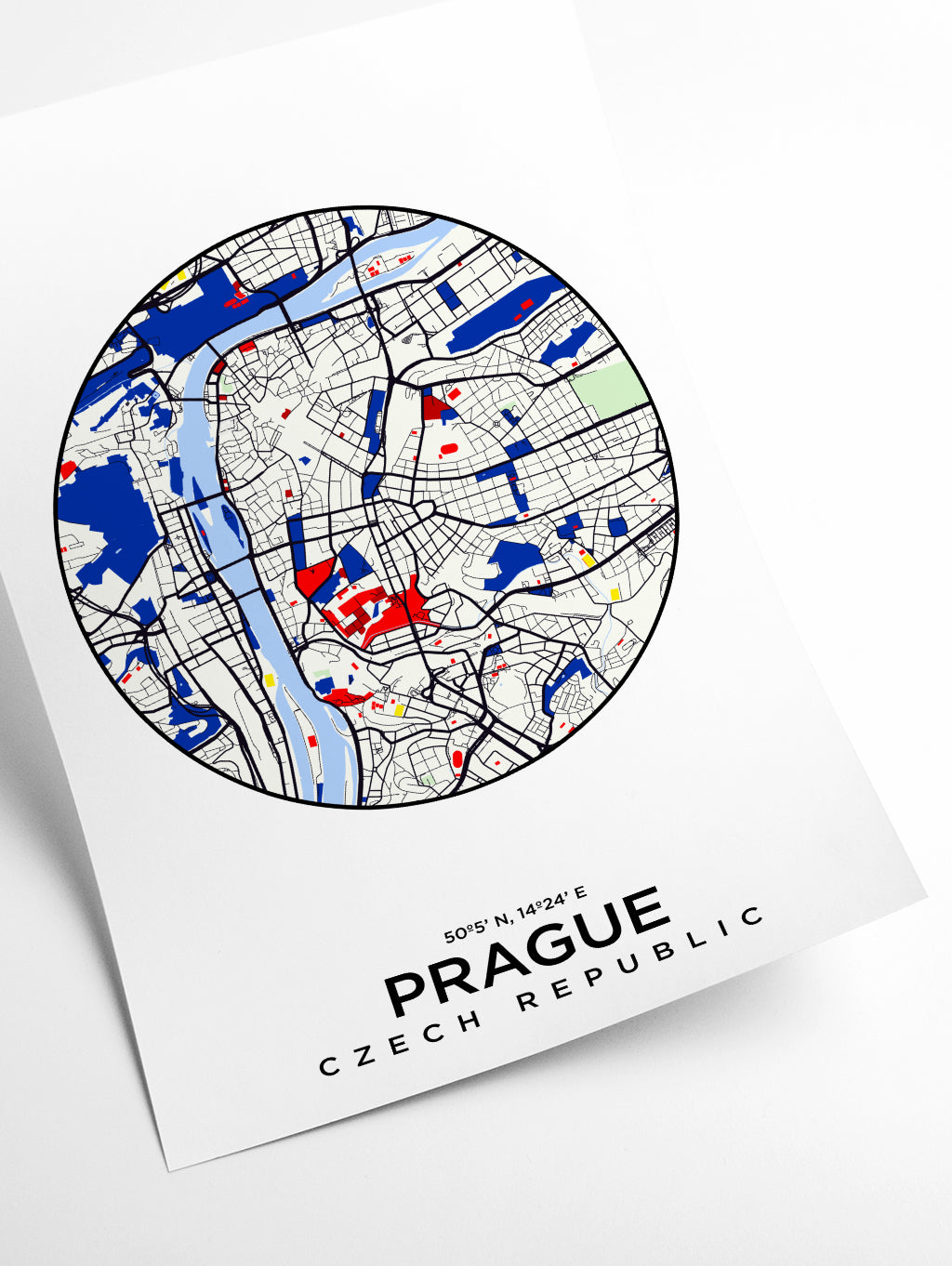 Map of Prague