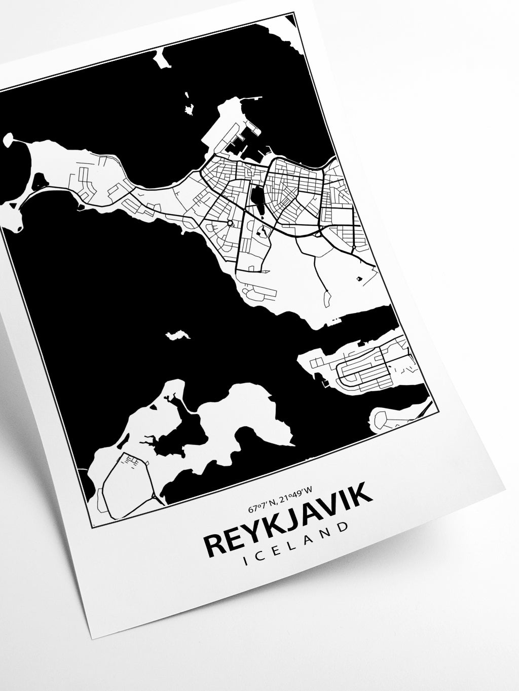 Map of Reykjavik