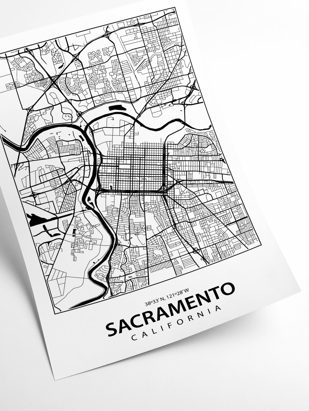 Map of Sacramento