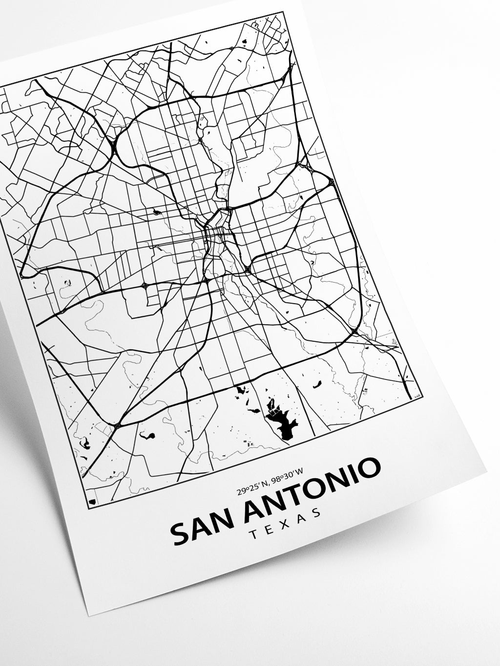 Map of San Antonio Texas