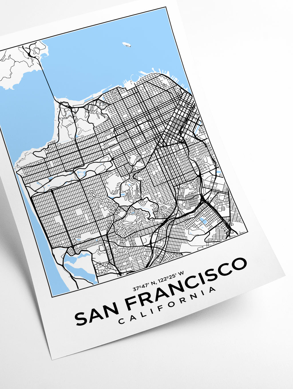 Map of San Francisco California