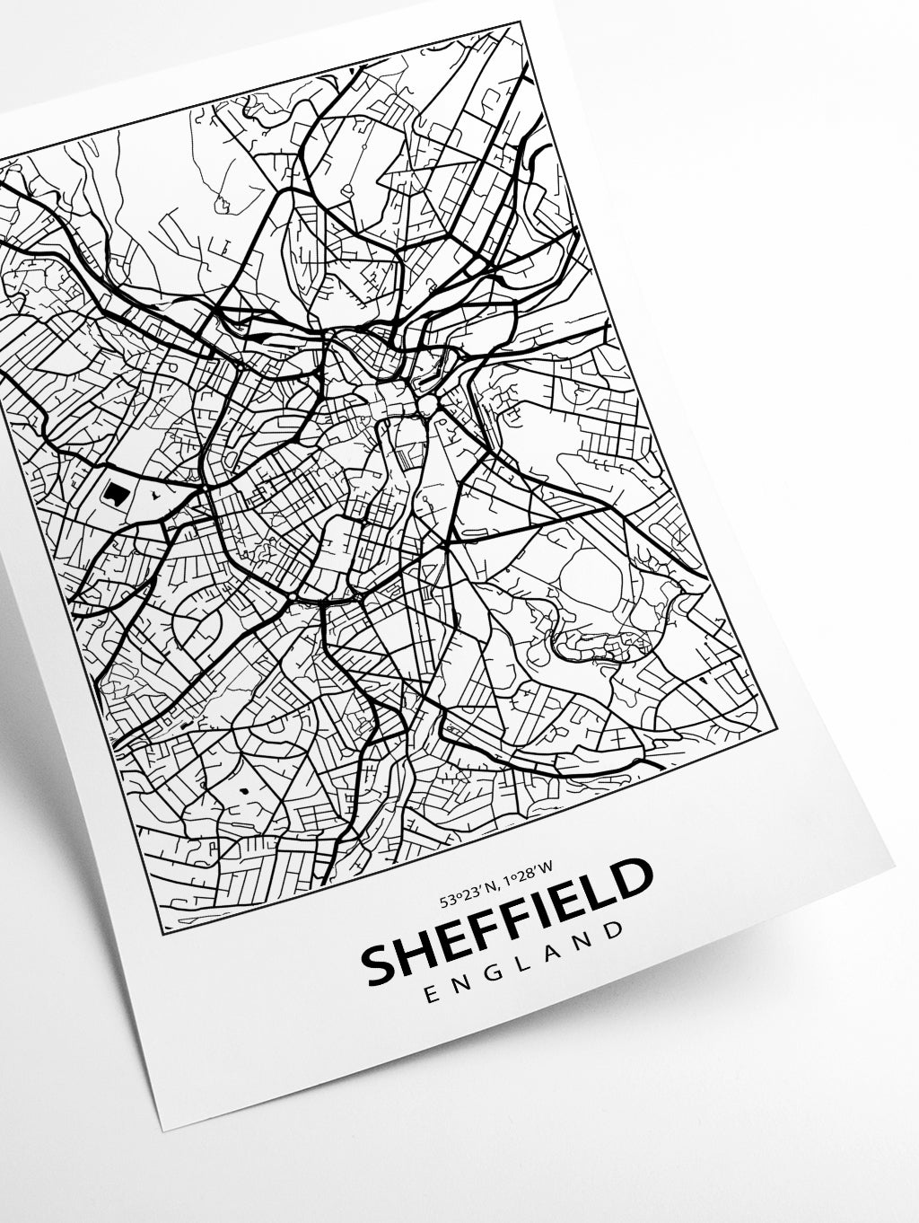 Map of Sheffield