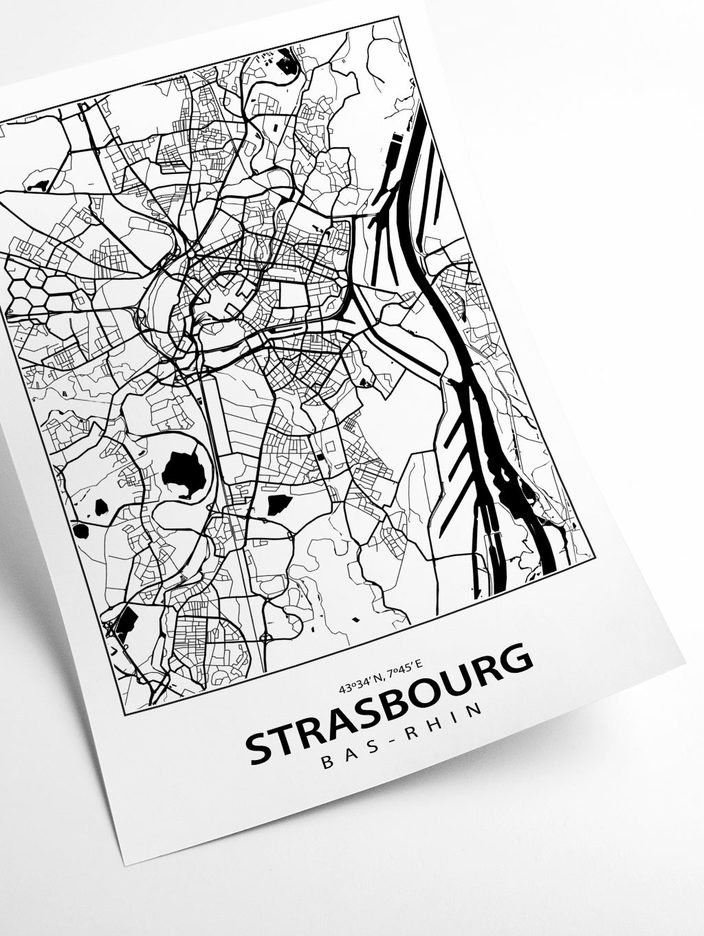 Map of Strasbourg