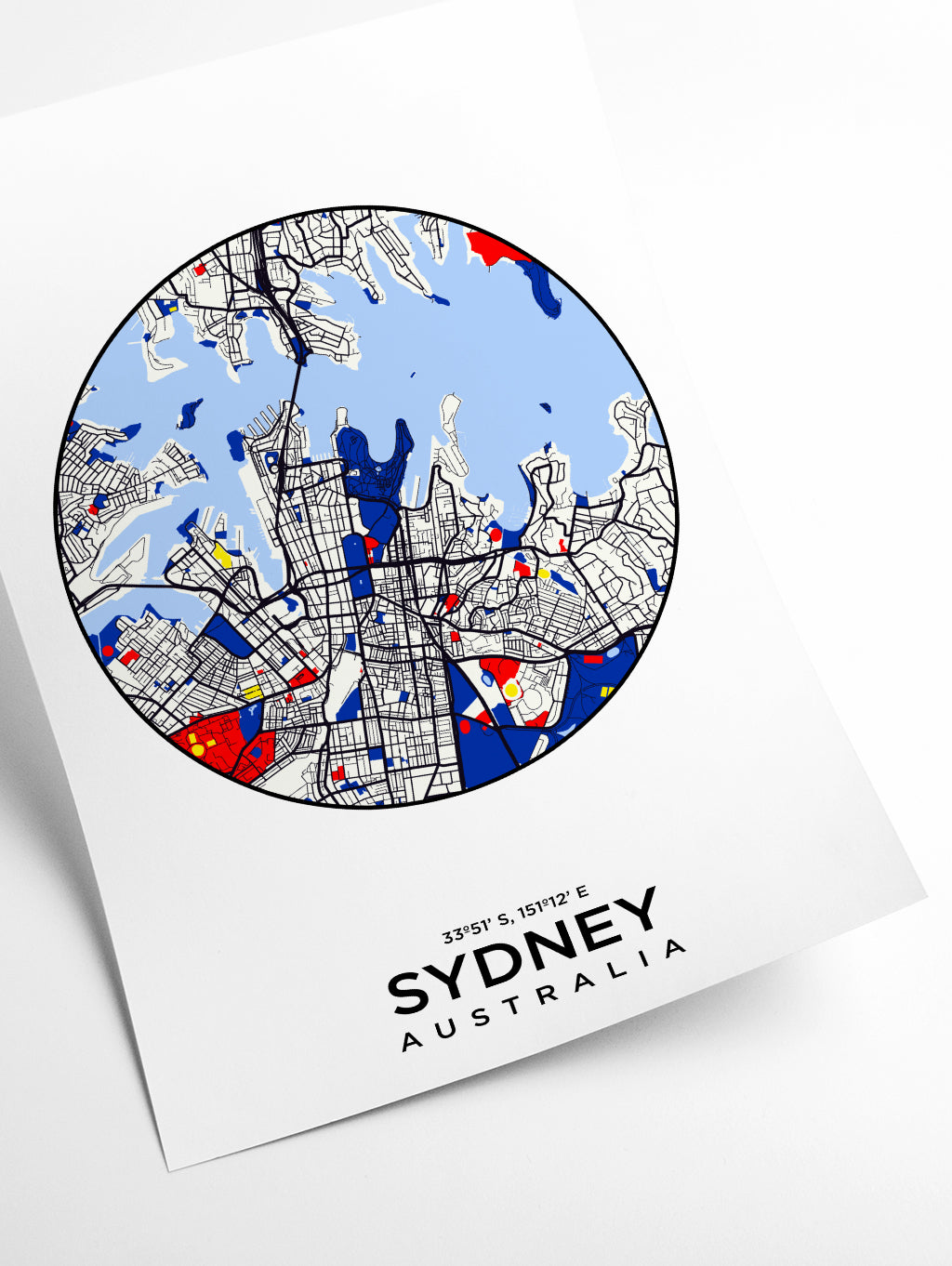Map of Sydney Australia