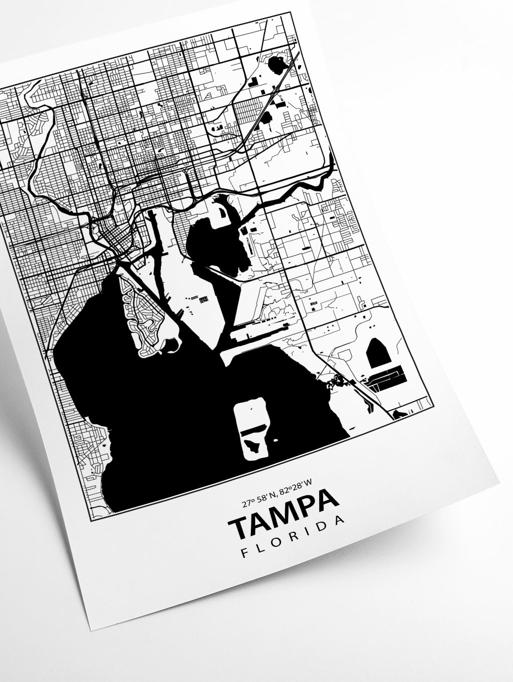 Map of Tampa Florida