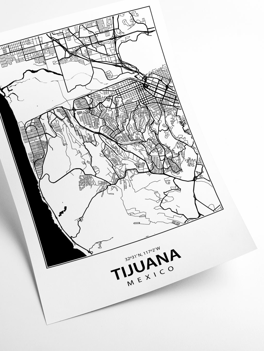 Map of Tijuana