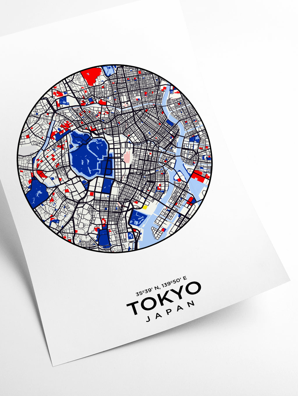 Map of Tokyo Japan