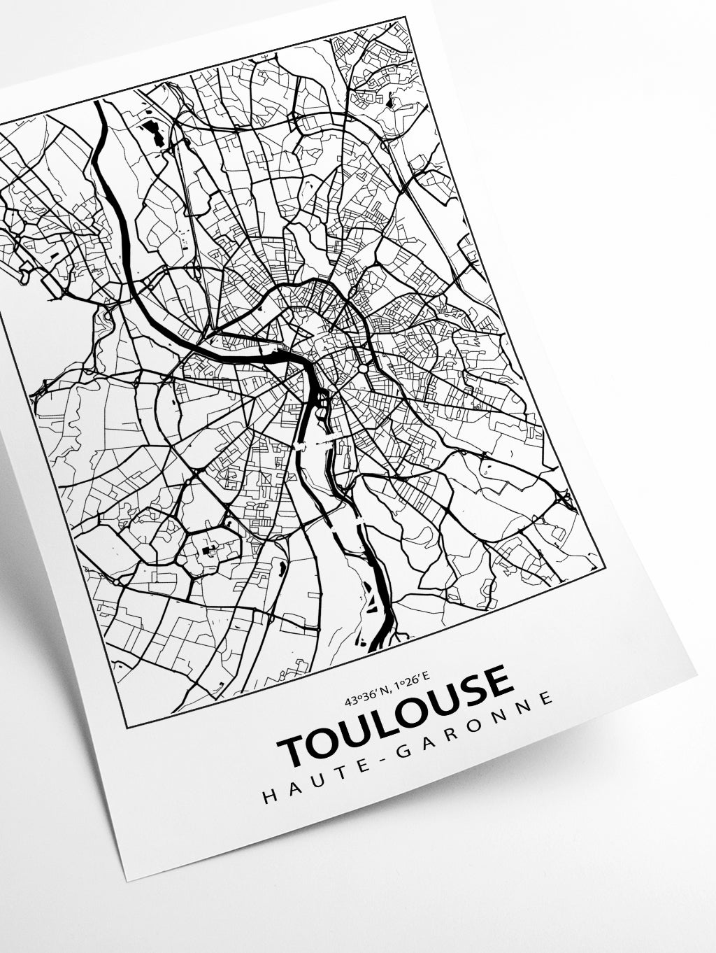 Map of Toulouse
