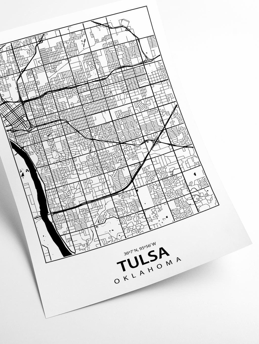 Map of Tulsa