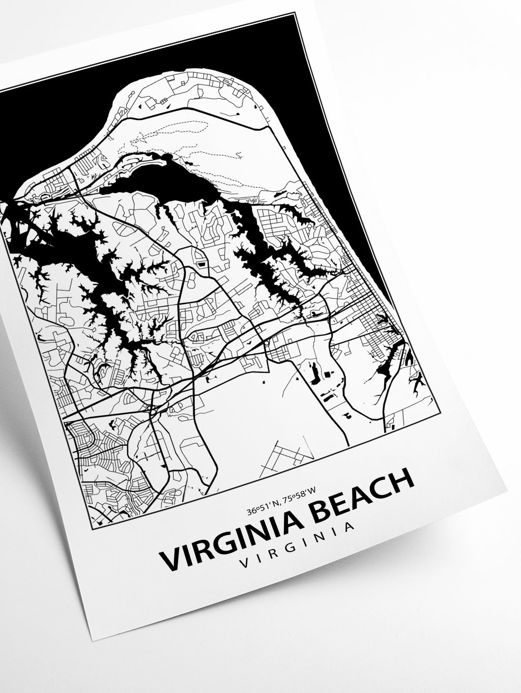 Map of Virginia Beach
