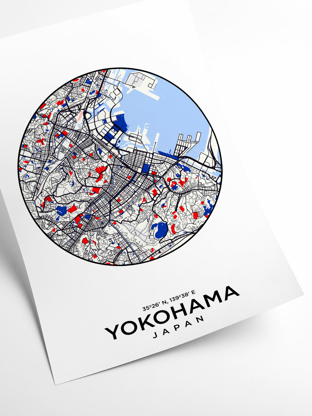 Map of Yokohama Japan