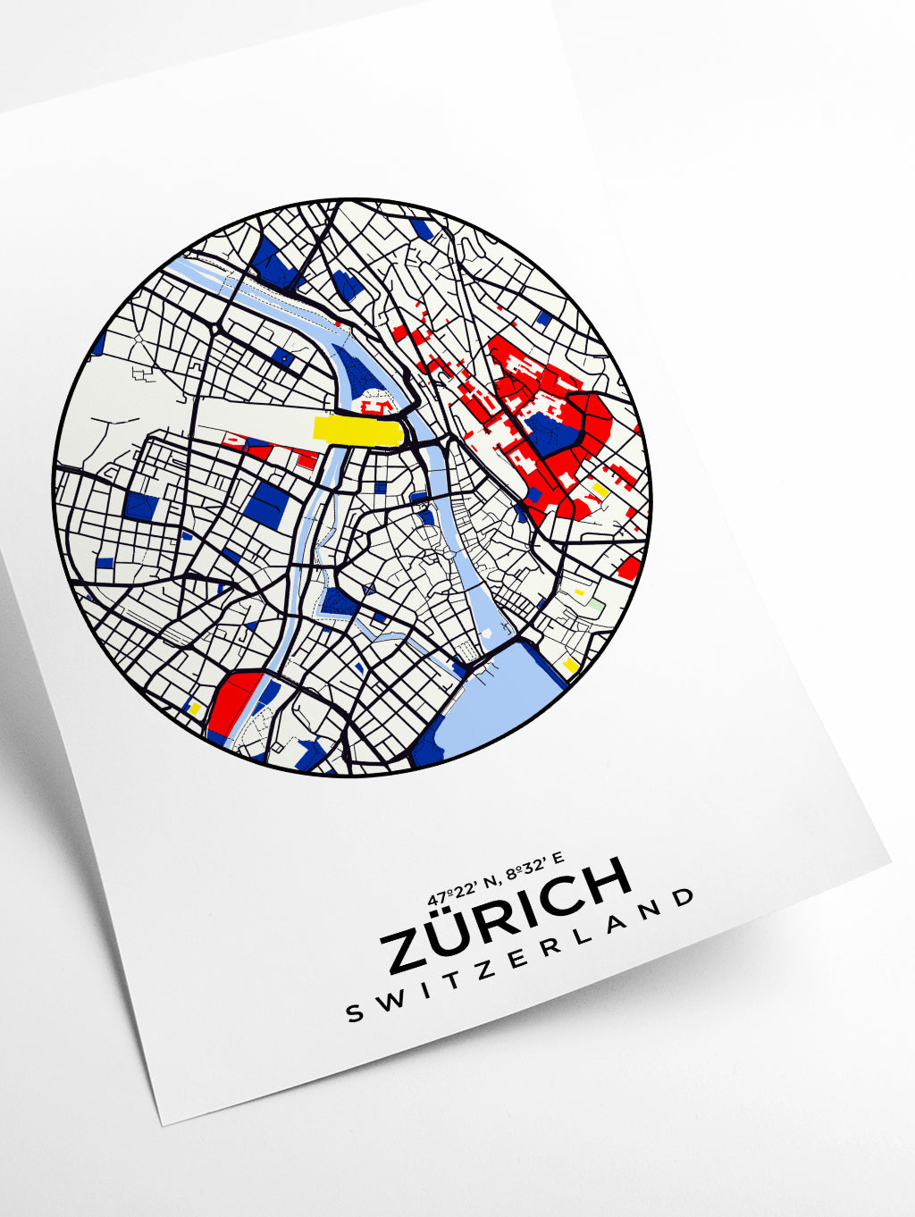 Map of Zurich