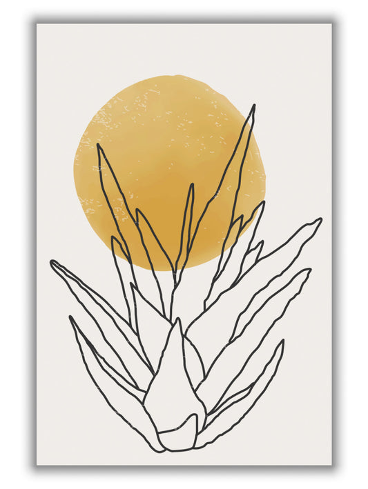 Abstract Agave Sunshine #3