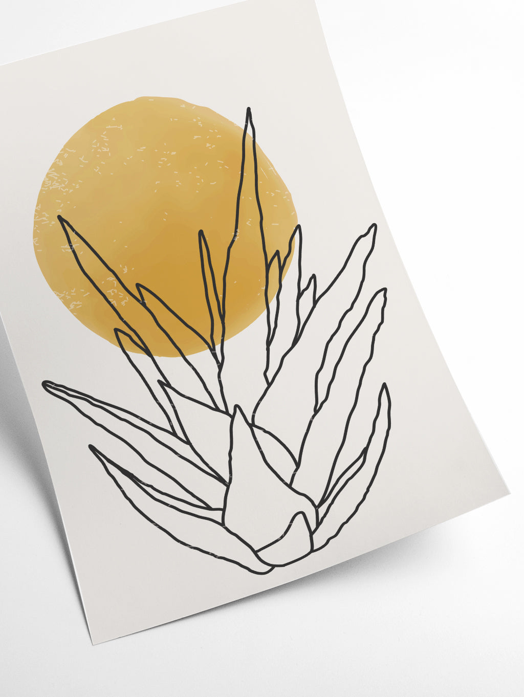 Abstract Agave Sunshine #3
