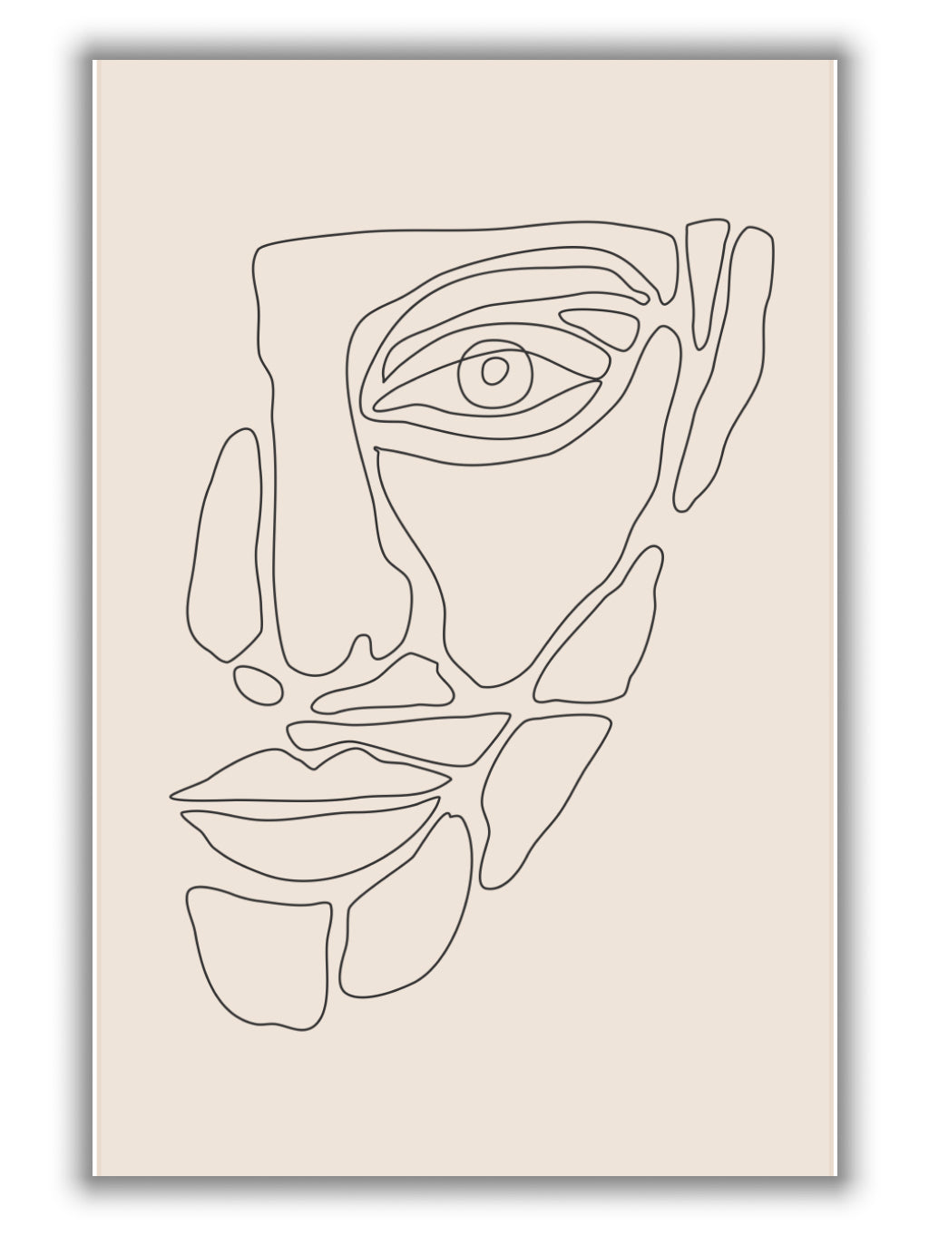 Abstract Face Lines #1