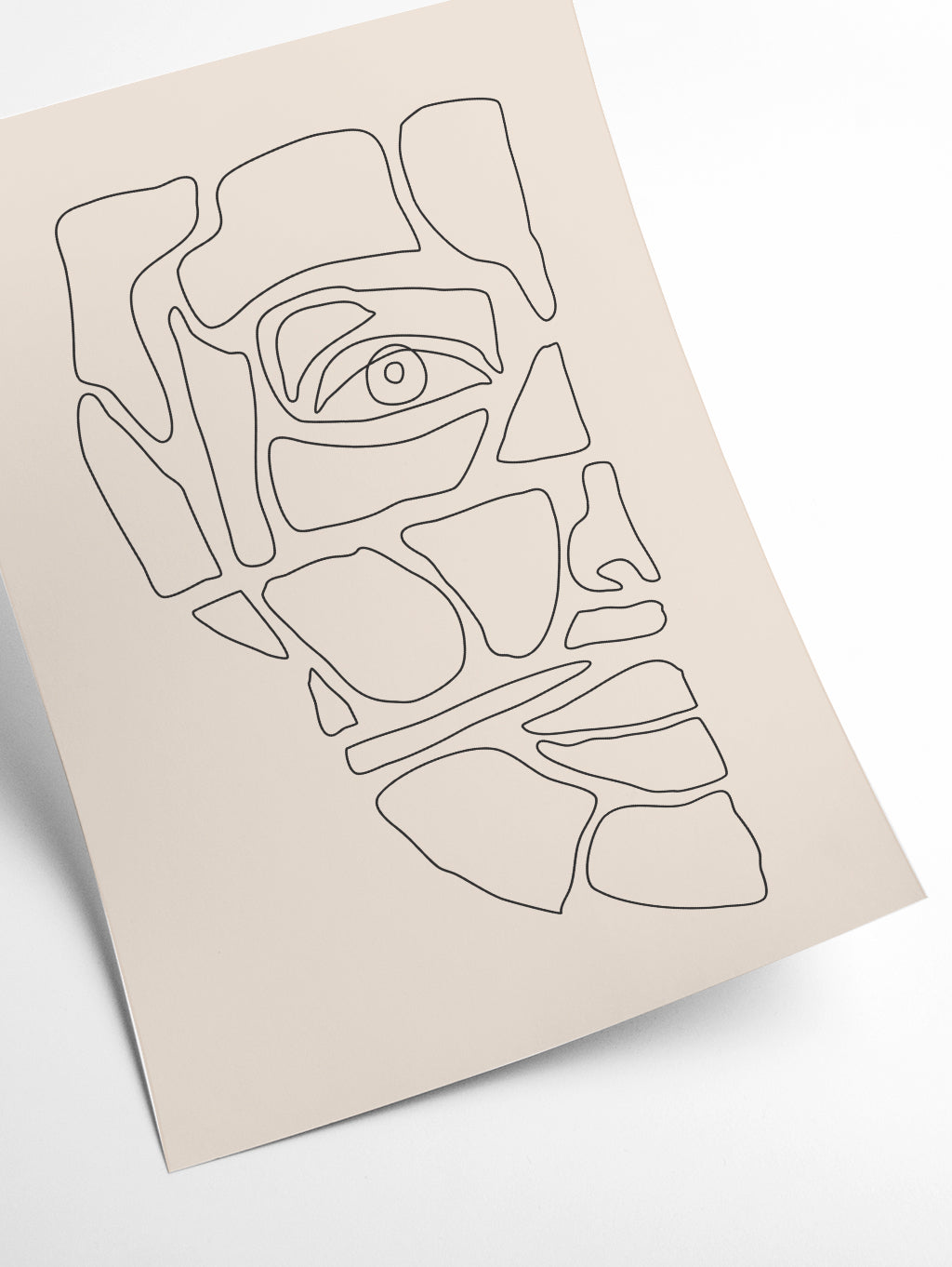 Abstract Face Lines #3