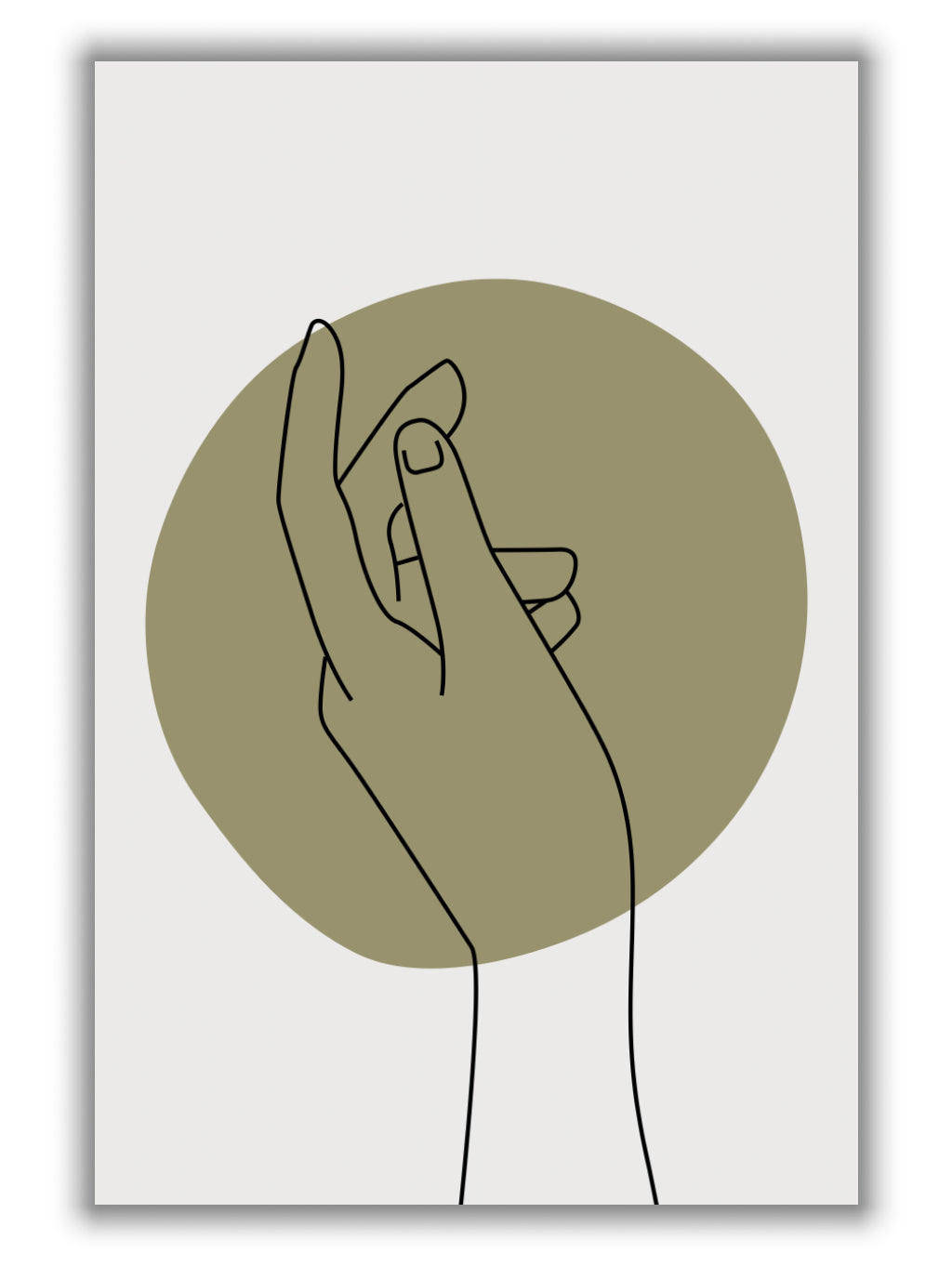 Abstract Minimal Hand #3