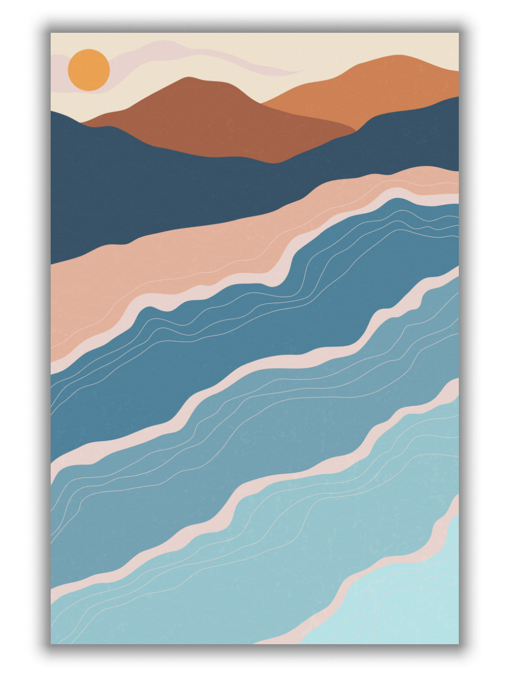 Beach and mountains #1