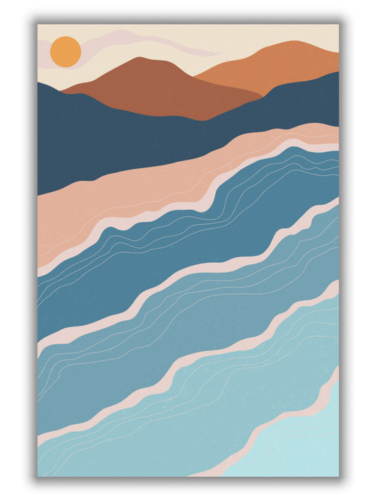 Beach and mountains #1