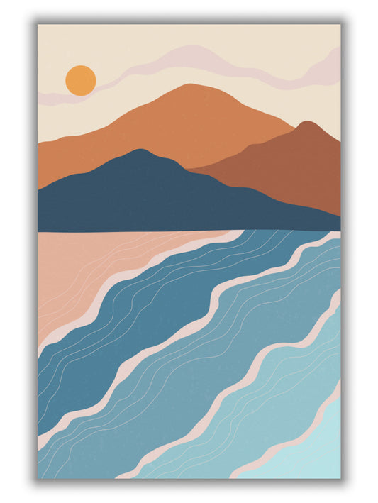 Beach and mountains #2