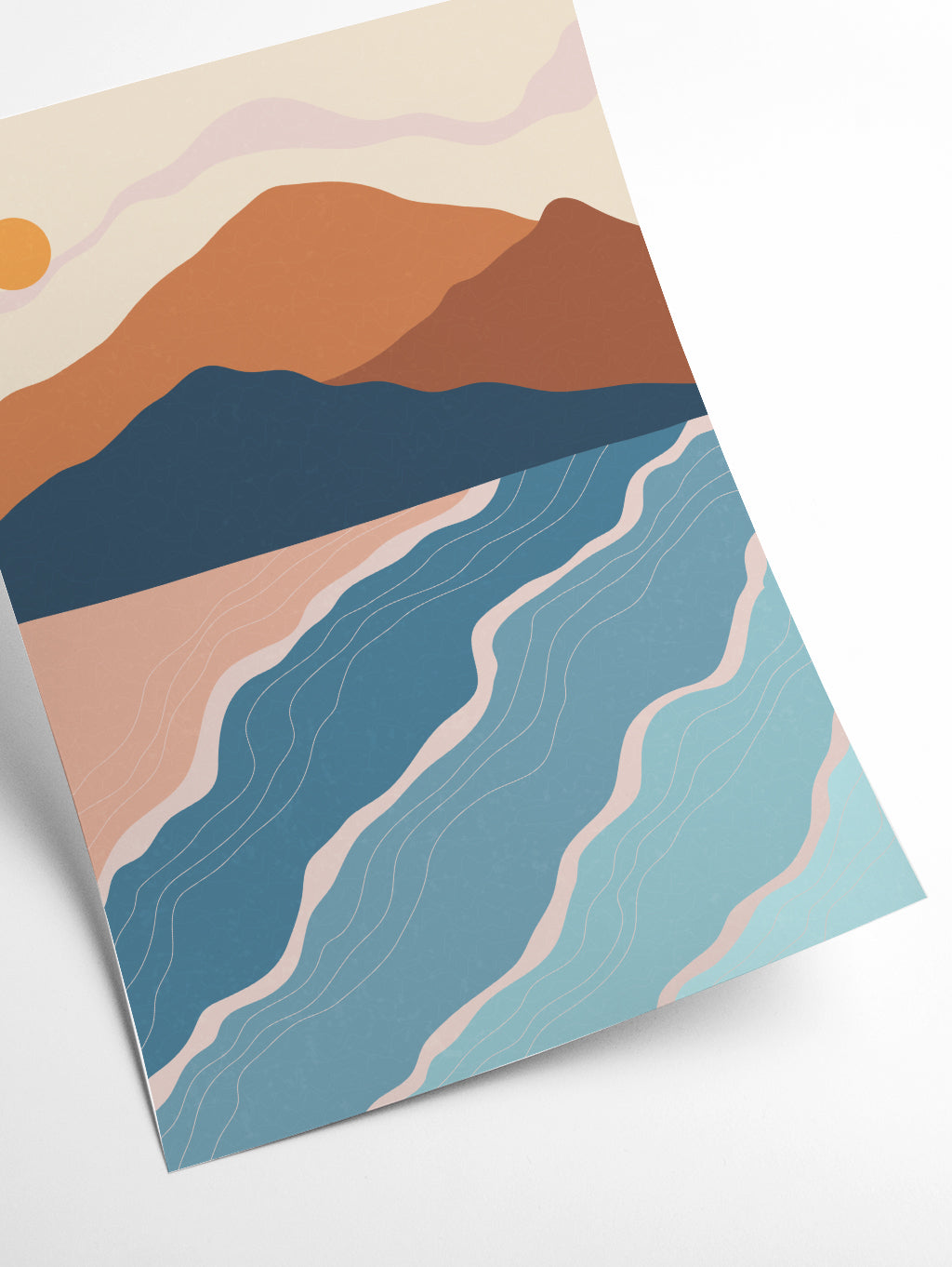 Beach and mountains #2