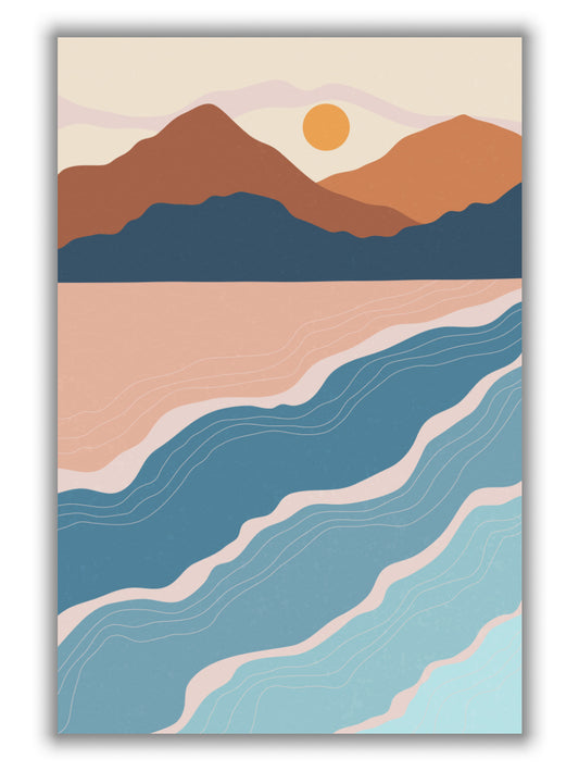 Beach and mountains #3