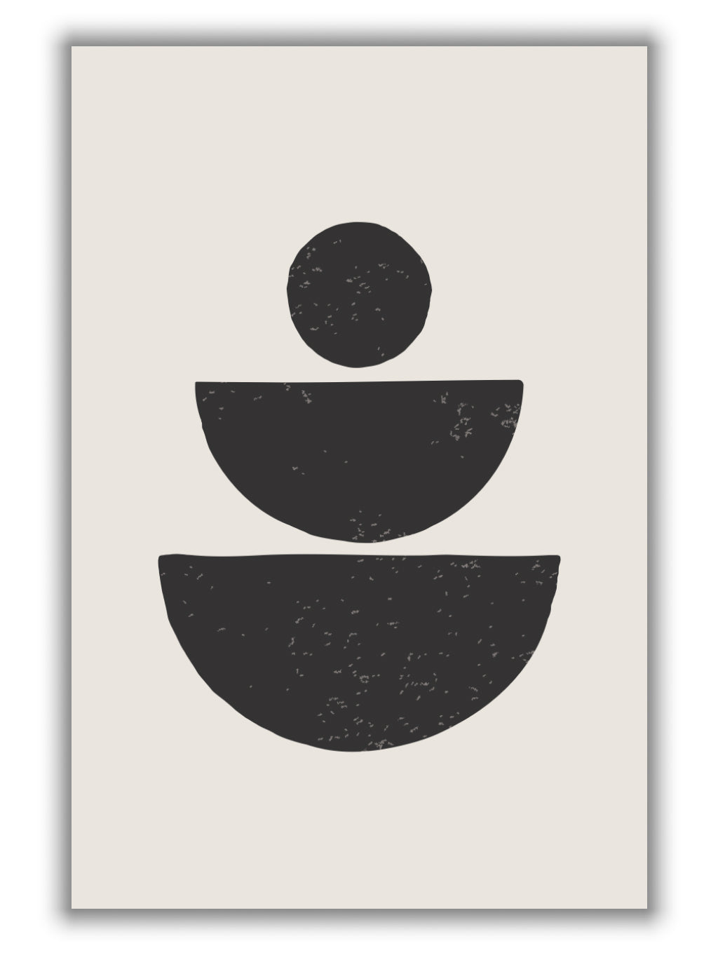 Black Abstract Shapes Series #1