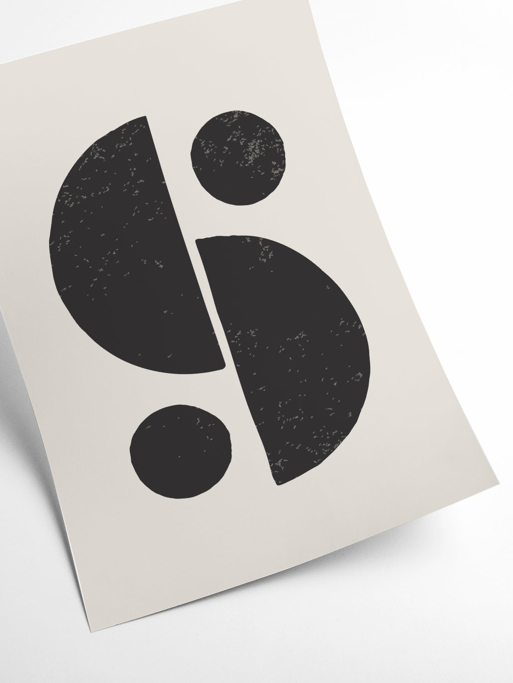 Black Abstract Shapes Series #2