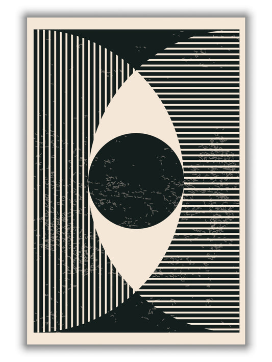 Black and white geometric shapes #2