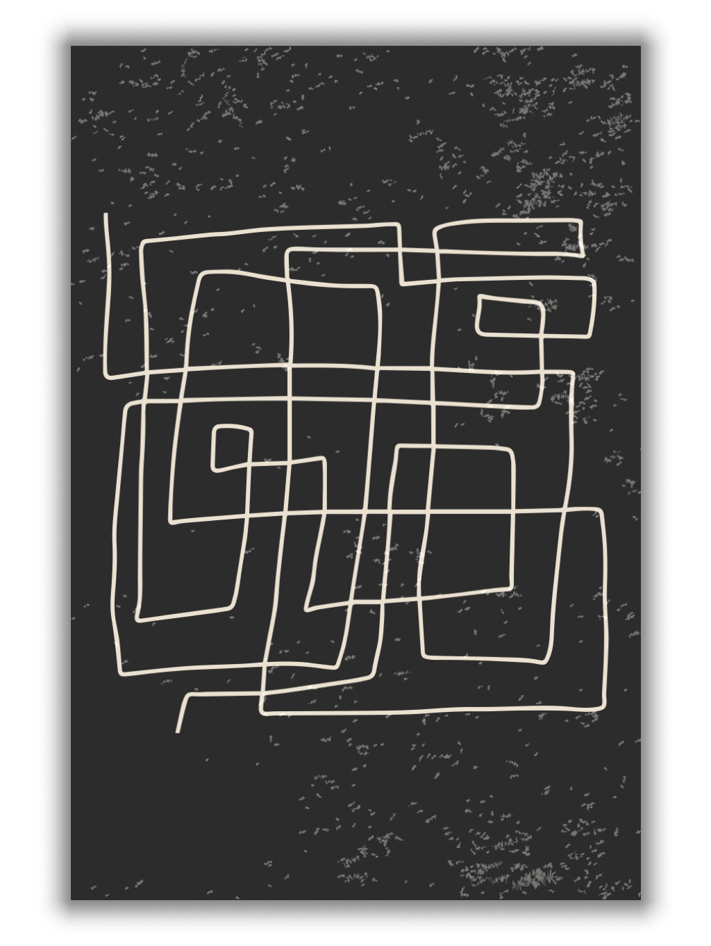 Black and White Lines #4