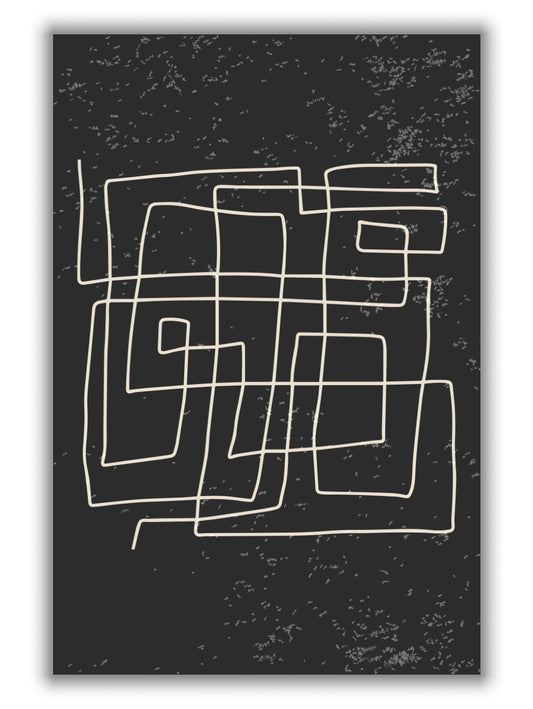 Black and White Lines #4
