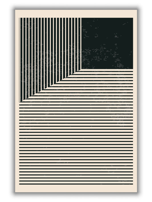 Black and White Lines Series #1