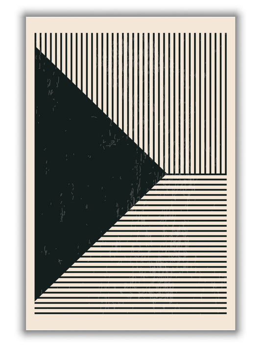 Black and White Lines Series #2