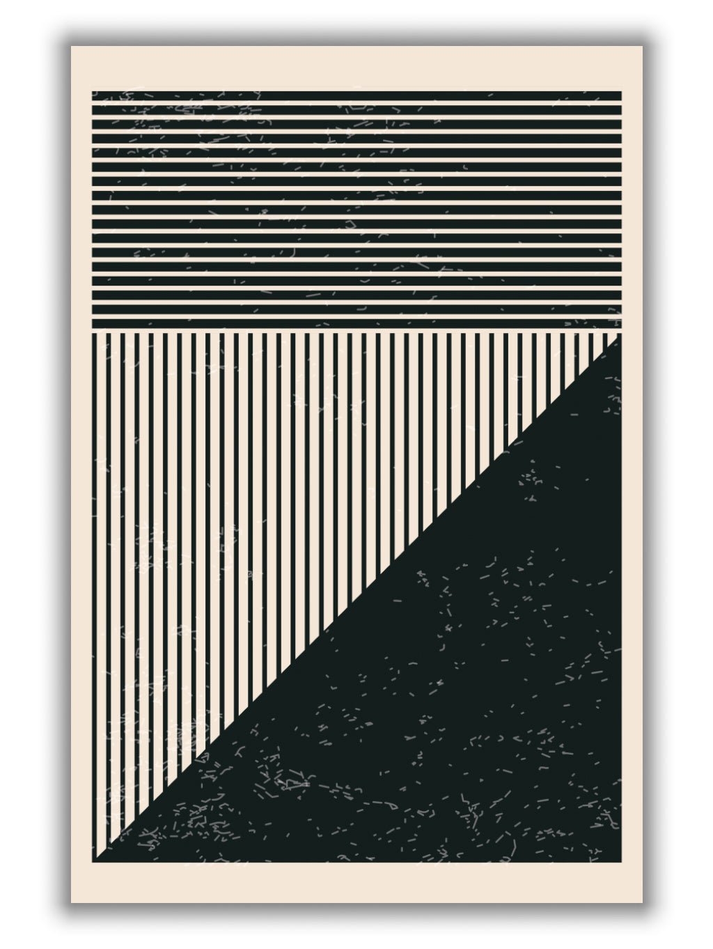 Black and White Lines Series #3