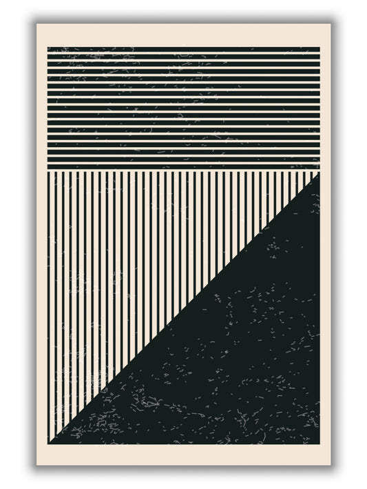 Black and White Lines Series #3
