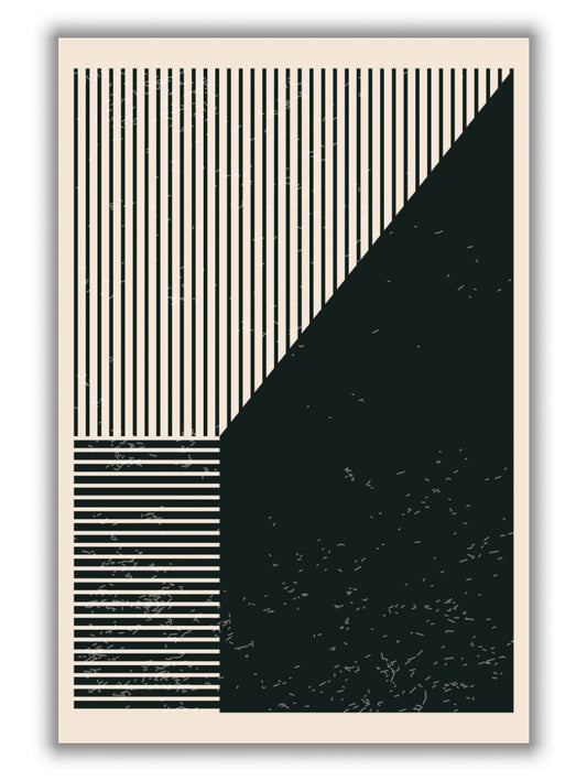 Black and White Lines Series #4