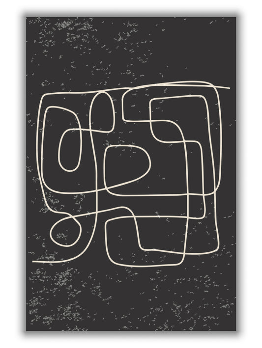 Black And White One Line #2