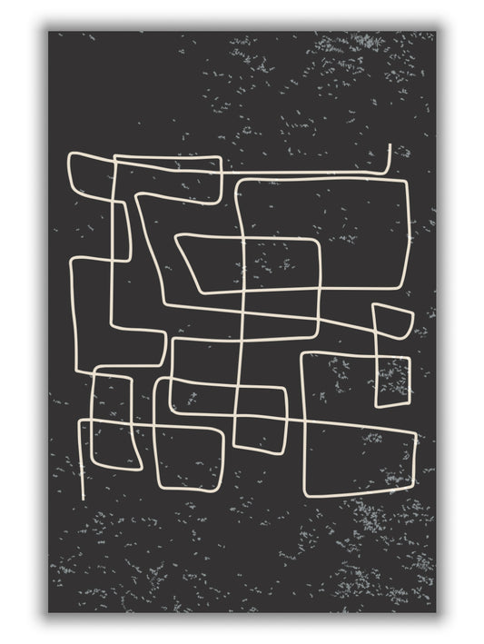 Black And White One Line #3