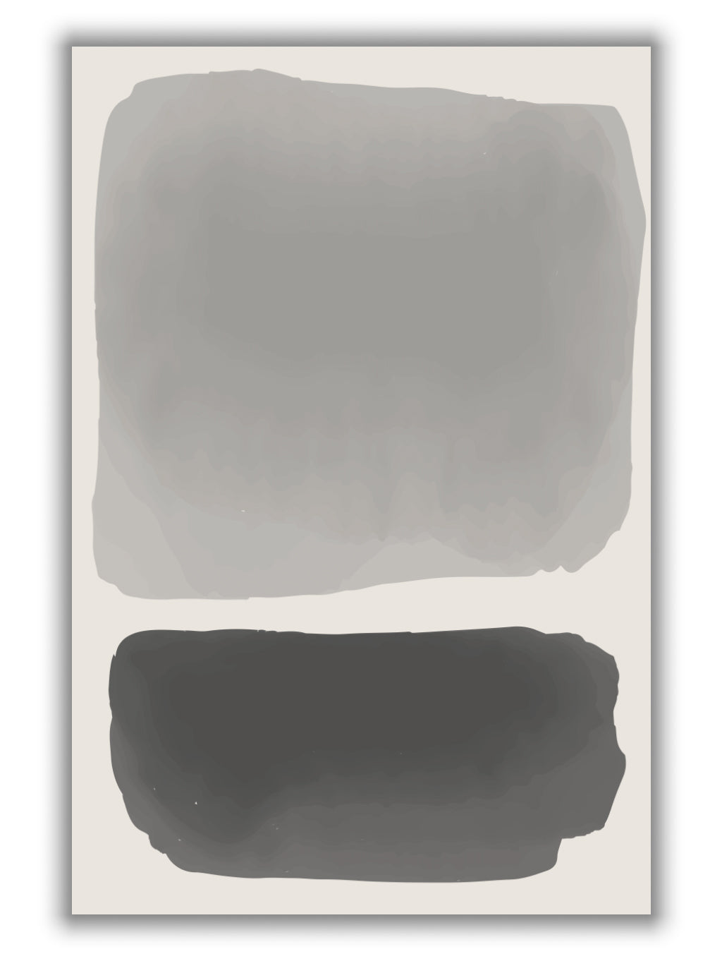 Black and Yellow Watercolor #2