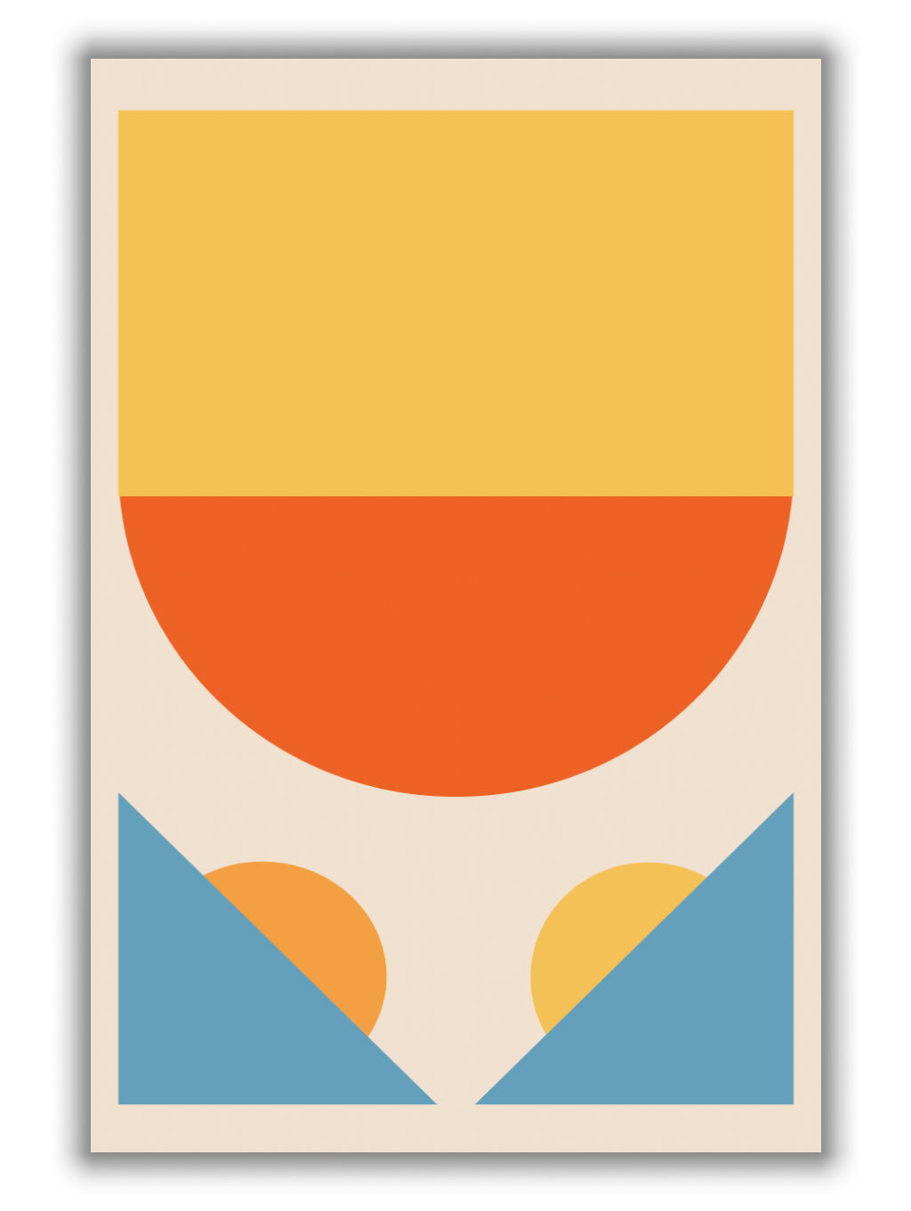Bright Minimal Shapes Series #1