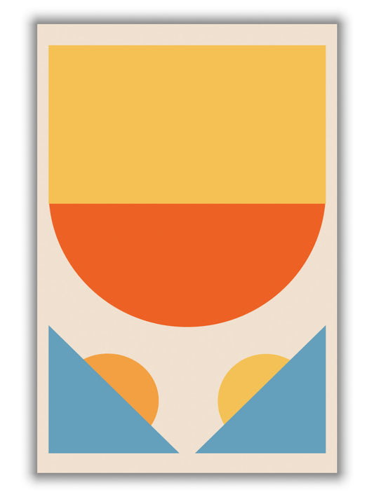 Bright Minimal Shapes Series #1
