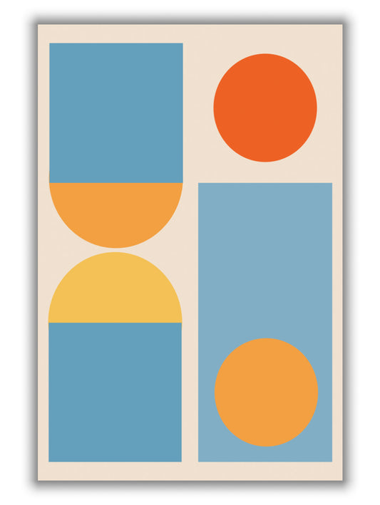 Bright Minimal Shapes Series #4
