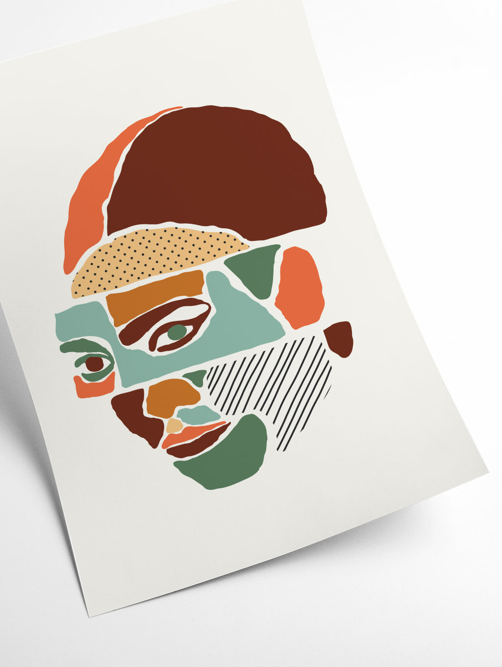 Color Abstract Faces #1