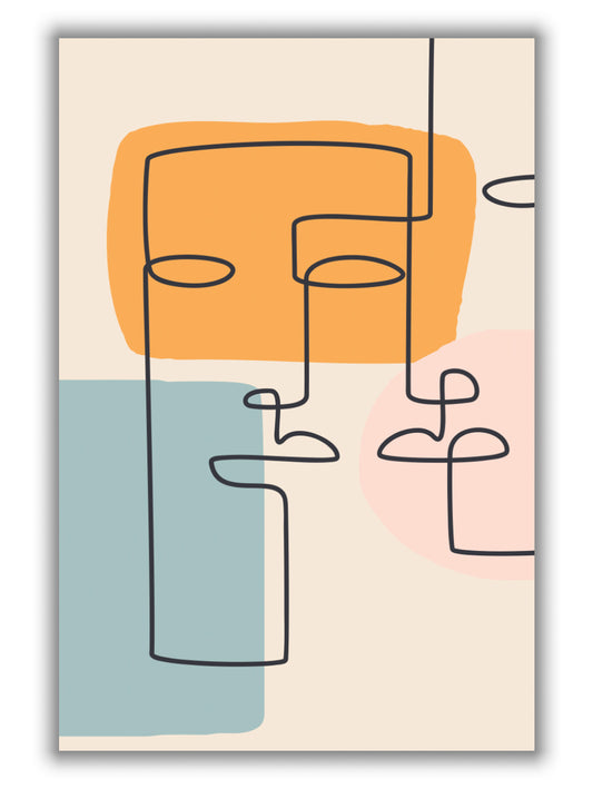 Abstract Color Faces #3