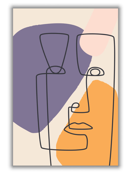 Abstract Color Faces #1