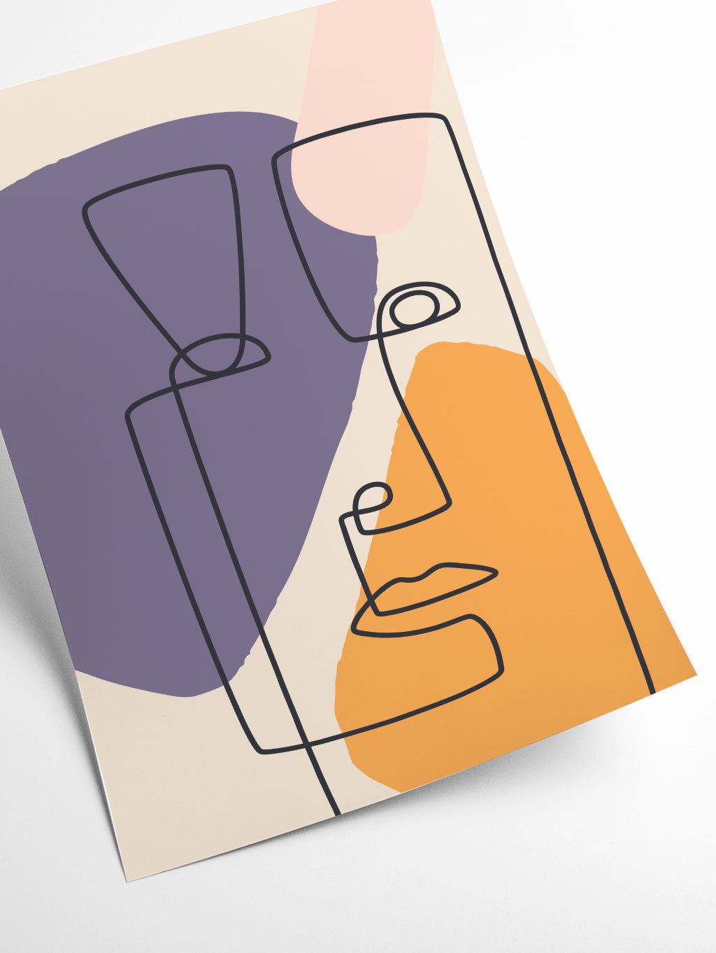 Abstract Color Faces #1