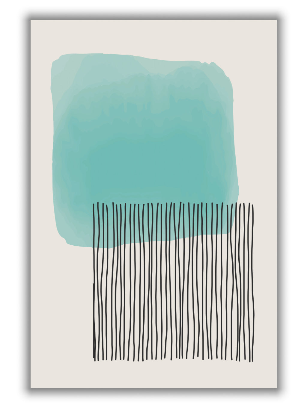 Geometric Watercolor #1