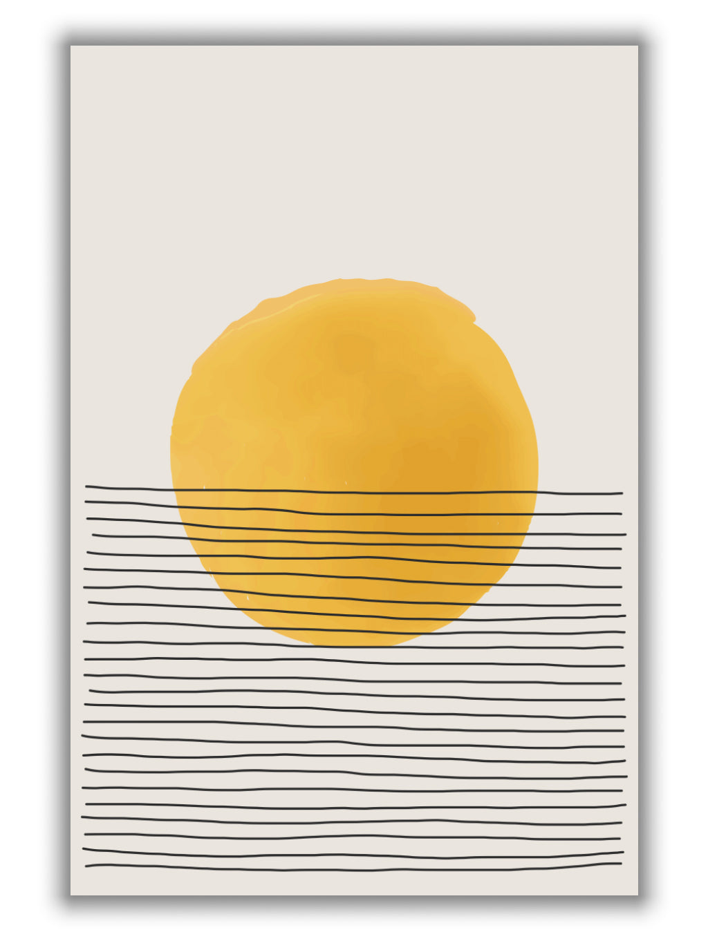 Geometric Watercolor #4
