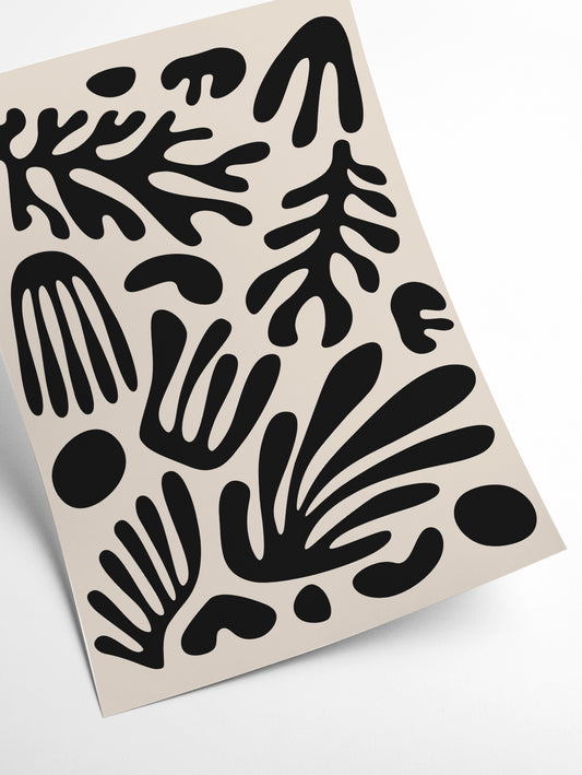 Henri Matisse Black Algae Collection #3